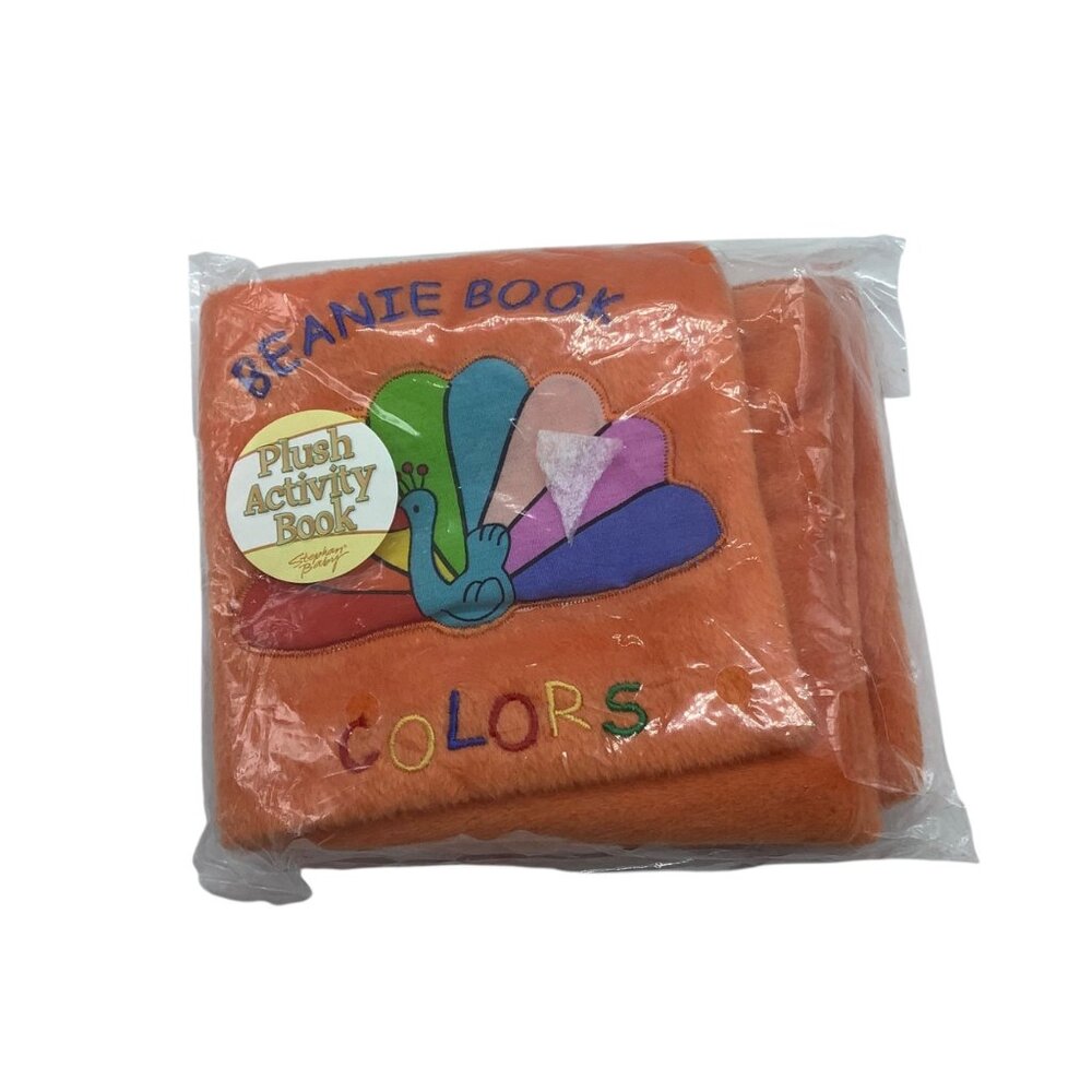Beanie Book Plush Activity Colors Babies & Toddlers NEW NIB